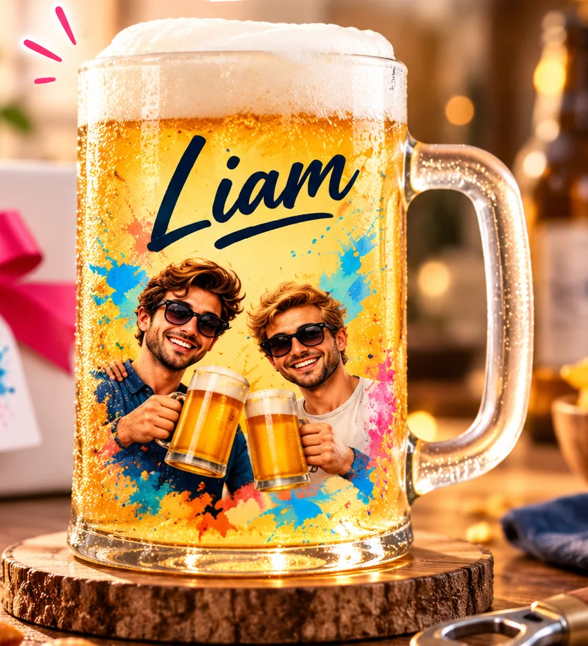 Gepersonaliseerde bierpul Liam